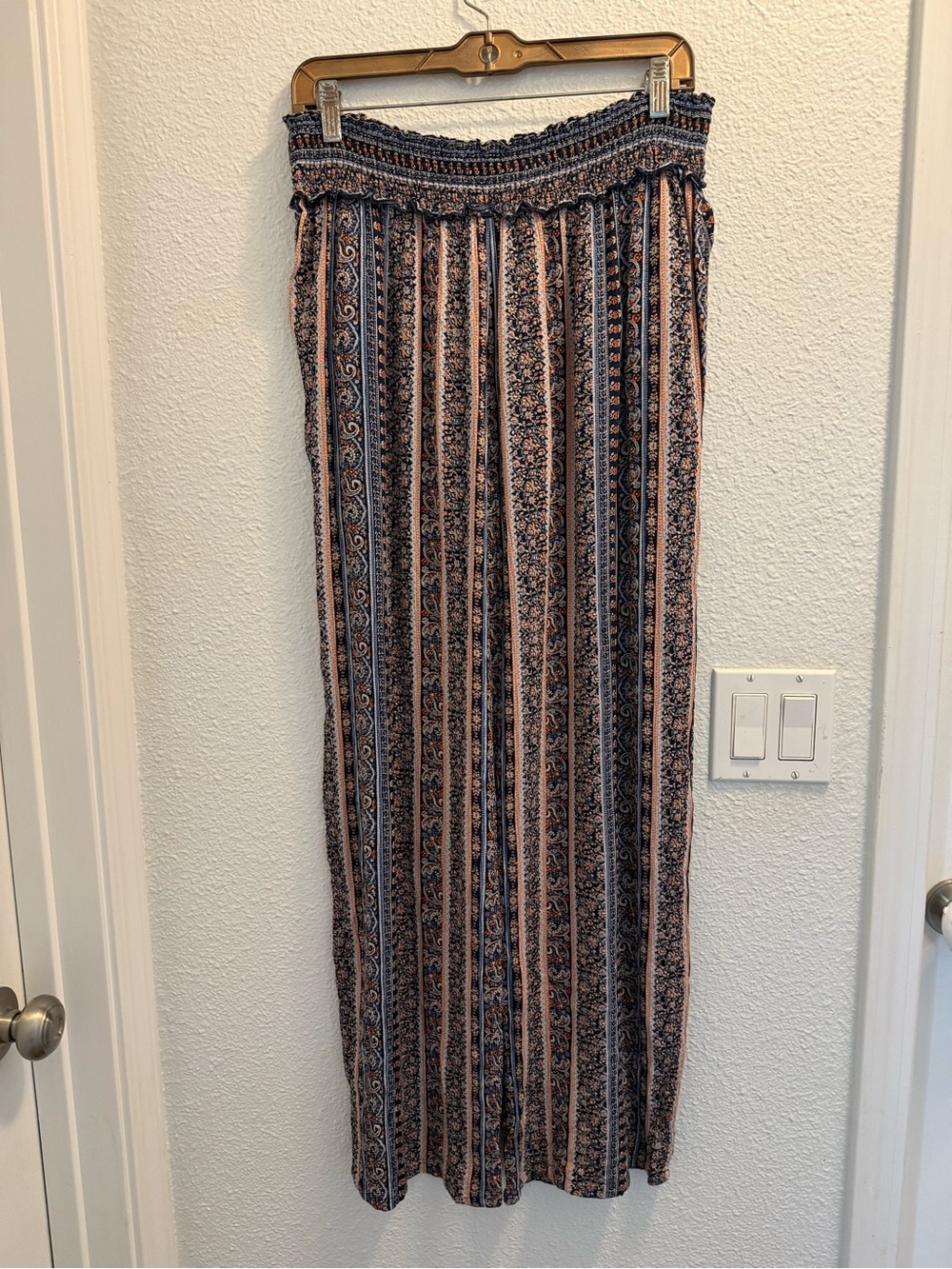 Kingston multi colored boho Patterned Wide-Leg Pants - Picture 4 of 7